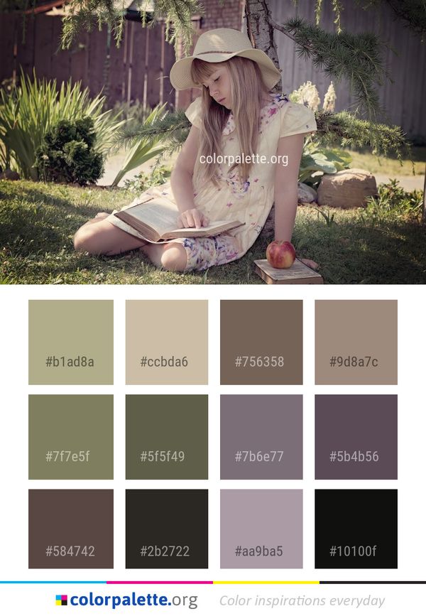 Clothing Photograph Sitting Color Palette
