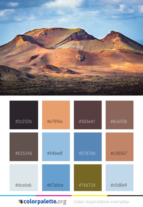 Sky Highland Wilderness Color Palette