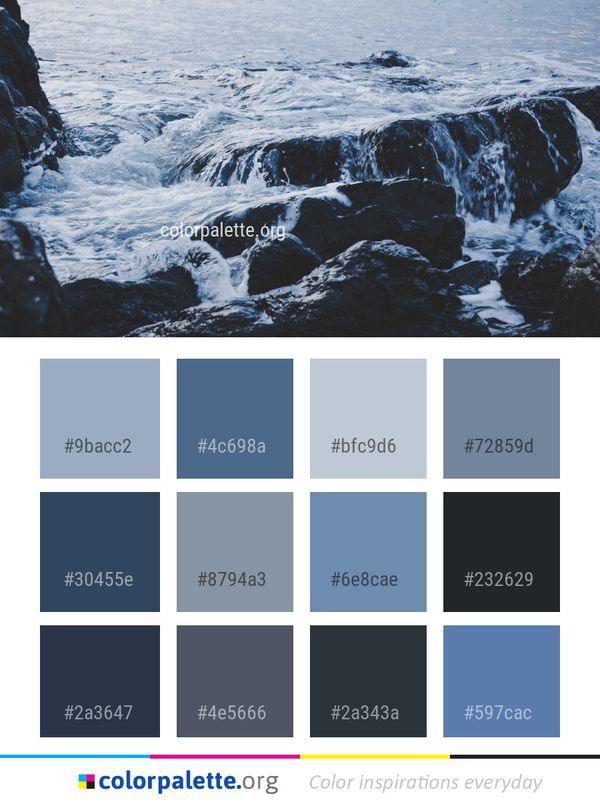 Water Sea Wave Color Palette