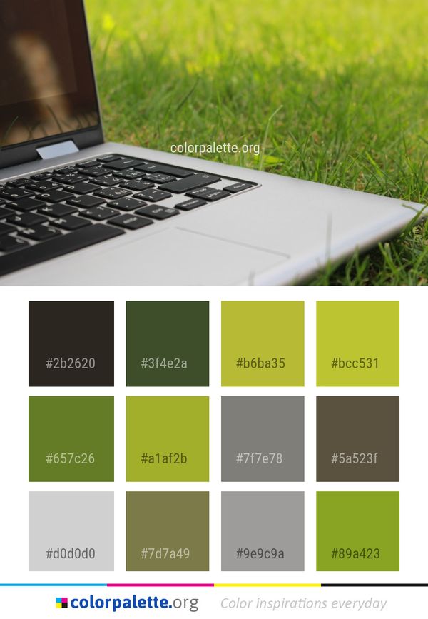 Laptop Technology Electronic Device Color Palette
