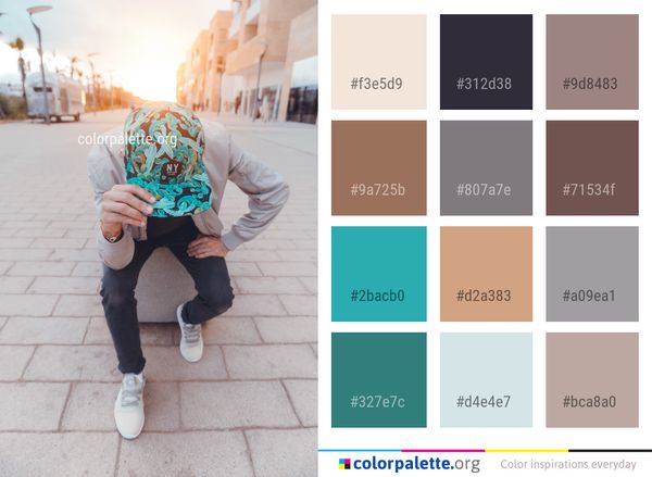 Clothing Photograph Jeans Color Palette