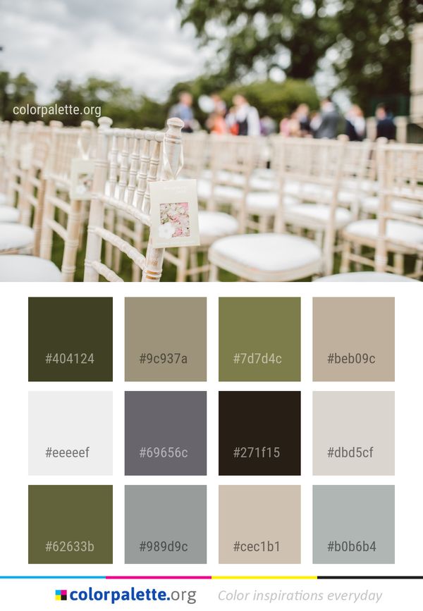 Photograph Aisle Ceremony Color Palette