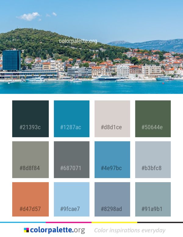 Sea Sky City Color Palette