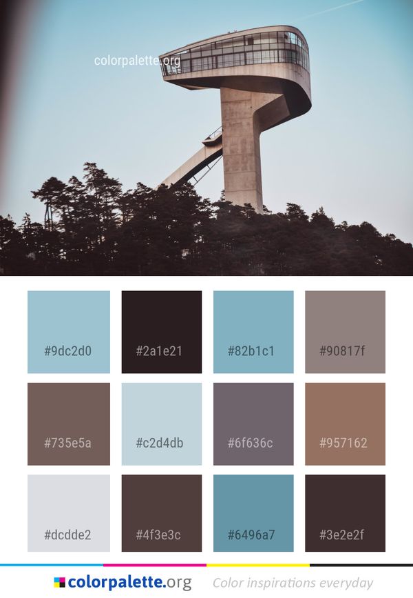 Sky Landmark Architecture Color Palette