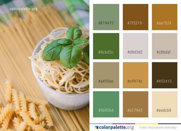 Al Dente Food Dish Color Palette