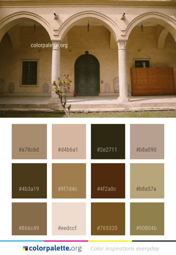 Arch Column Arcade Color Palette