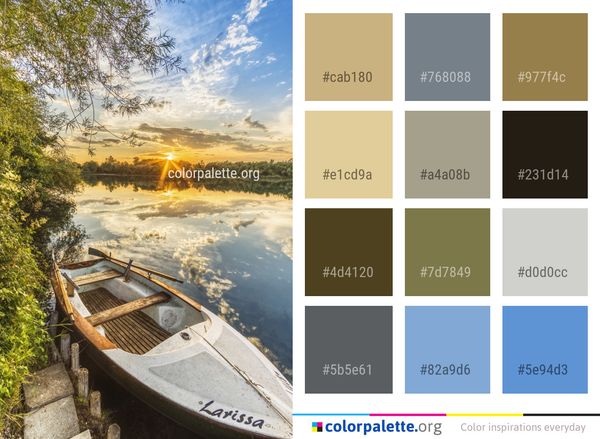 Reflection Nature Sky Color Palette