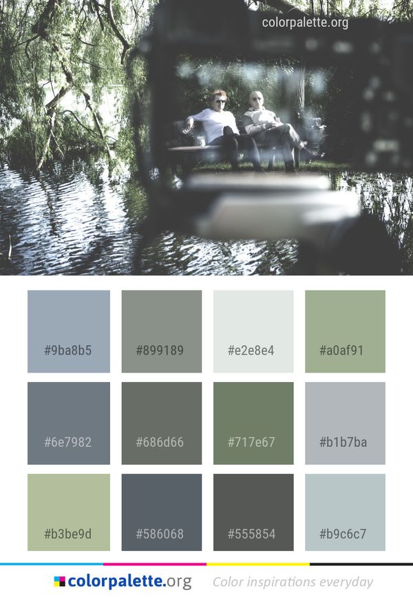 Reflection Water Tree Color Palette