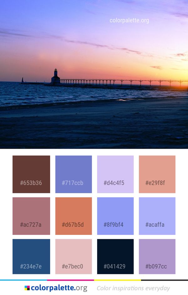 Sea Horizon Sky Color Palette