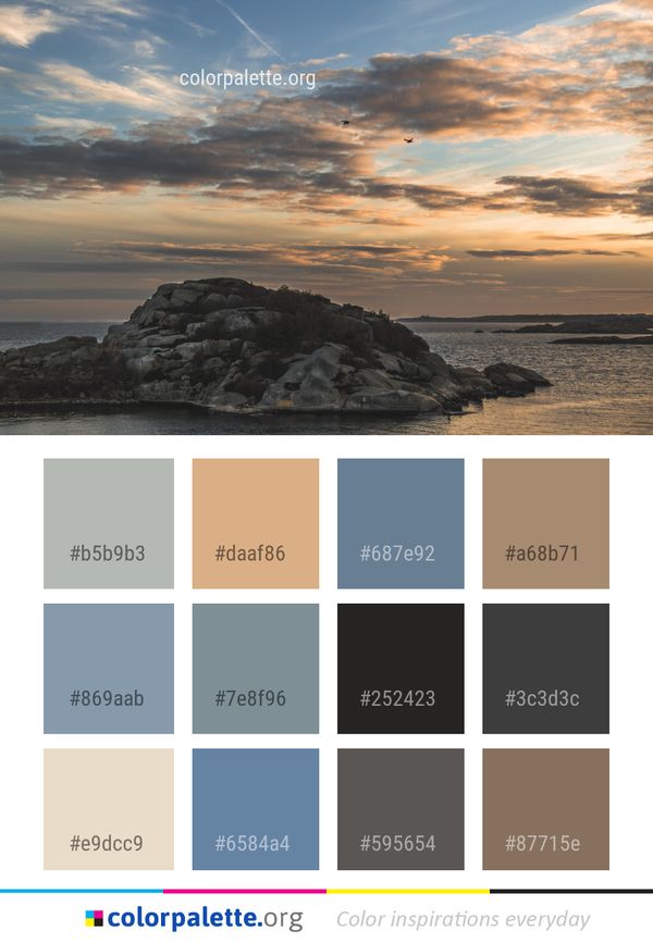 Sea Sky Horizon Color Palette