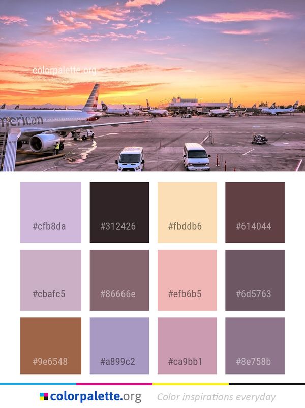 Sky Airline Air Travel Color Palette