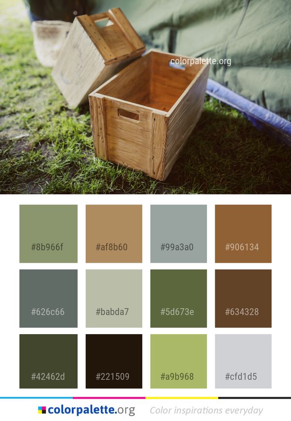Wood Furniture Stain Color Palette