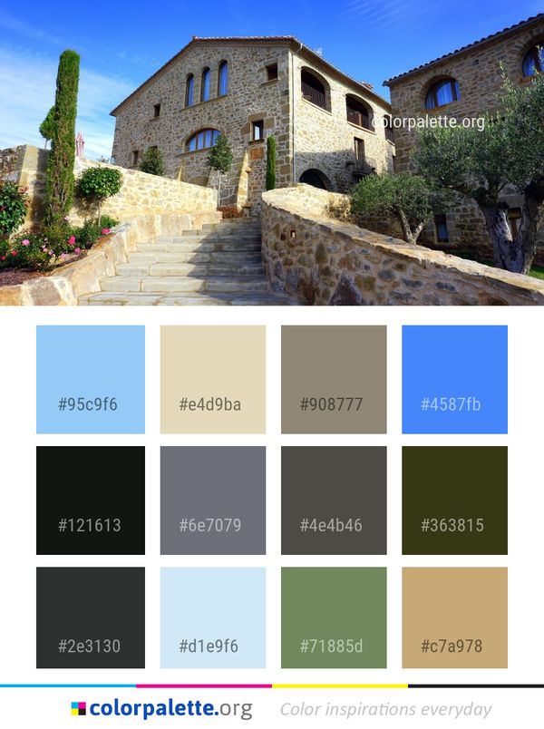 Property Historic Site Medieval Architecture Color Palette