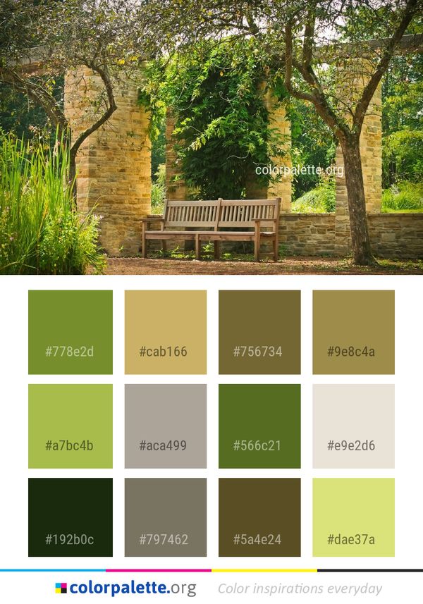 Property Tree Garden Color Palette