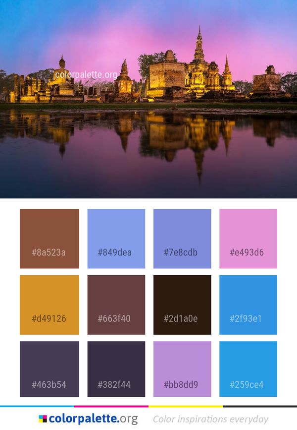 Reflection Landmark Nature Color Palette