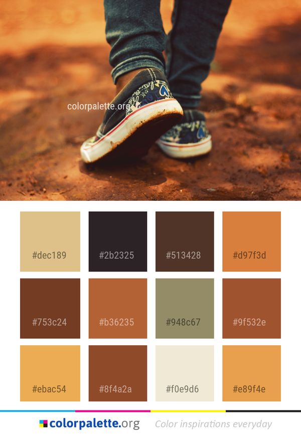 Footwear Shoe Leg Color Palette
