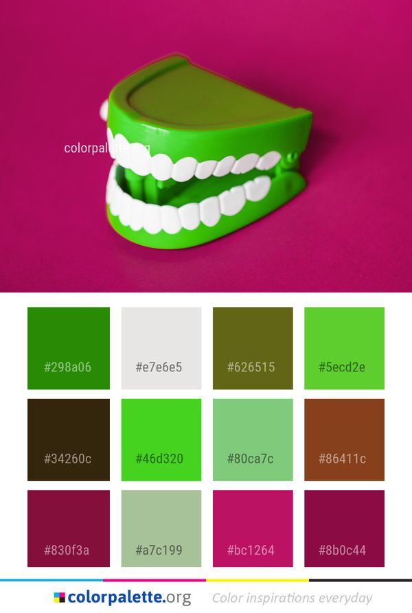 Green Product Jaw Color Palette