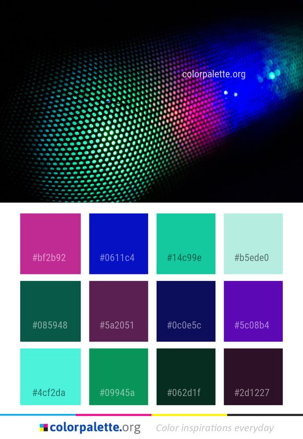 Light Lighting Laser Color Palette