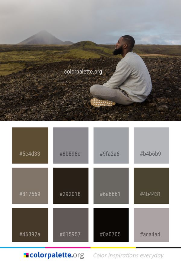 Mountainous Landforms Sky Mountain Color Palette