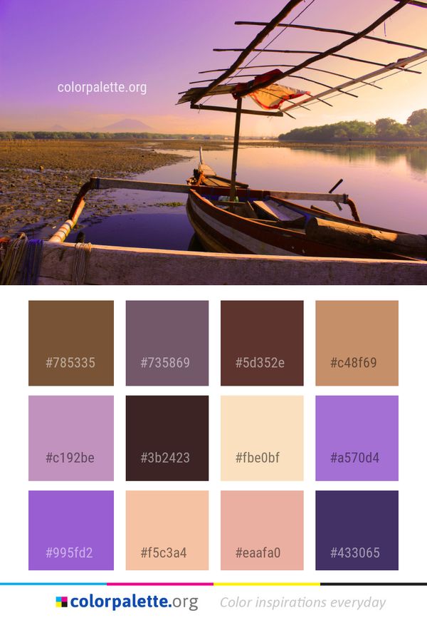 Reflection Water Waterway Color Palette