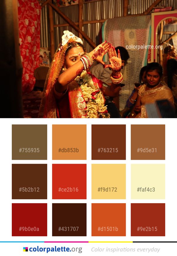 Ritual Ceremony Tradition Color Palette