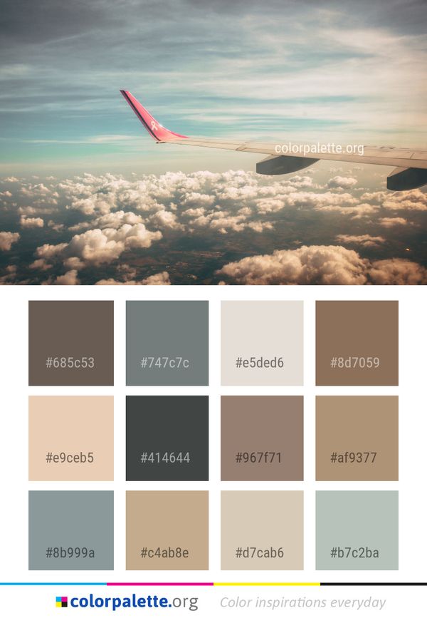 Sky Airline Cloud Color Palette
