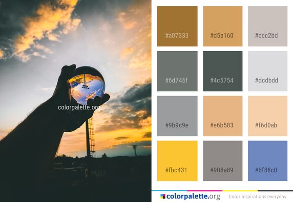Sky Cloud Sunrise Color Palette