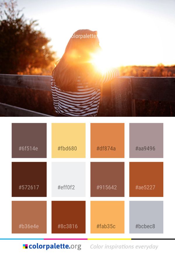 Sun Heat Light Color Palette