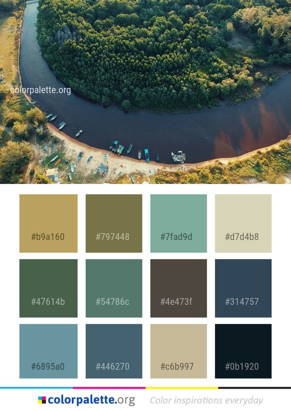 Water Nature Resources Color Palette