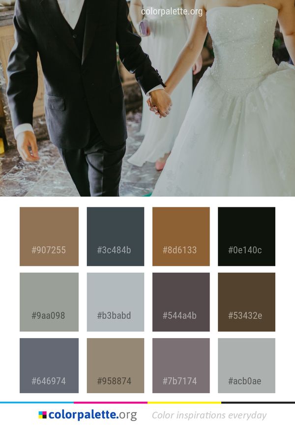 Gown Wedding Dress Bridal Clothing Color Palette