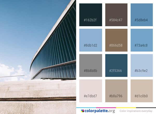 Sky Architecture Daytime Color Palette