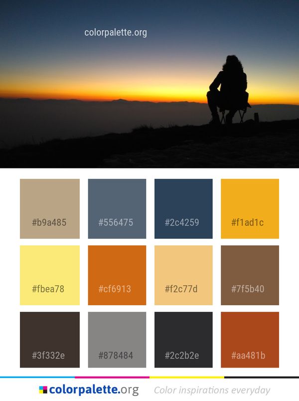 Sky Sunrise Horizon Color Palette