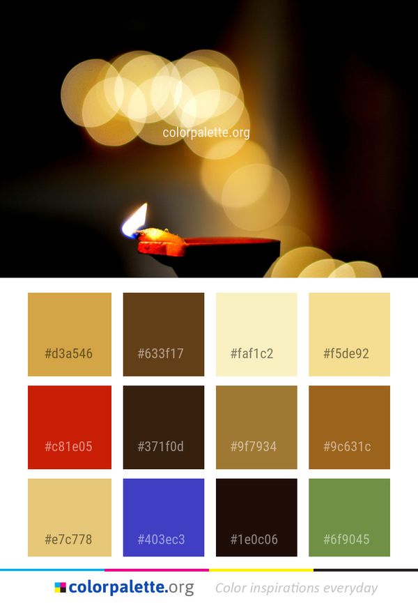 Light Lighting Darkness Color Palette