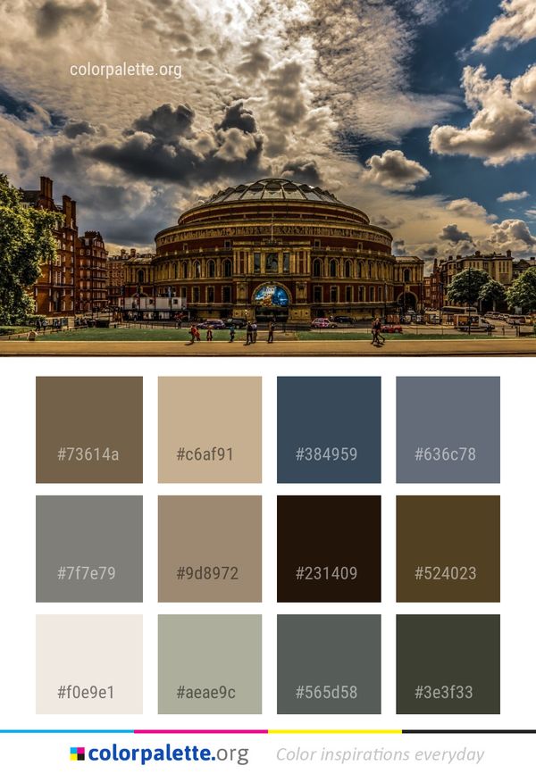 Sky Cloud Landmark Color Palette