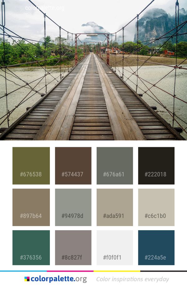 Bridge Track Transport Color Palette