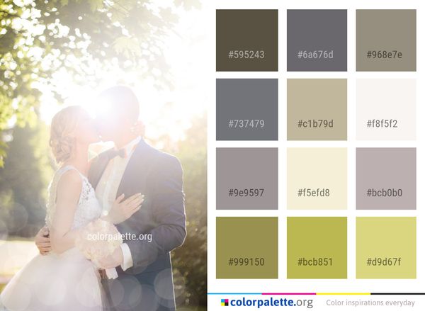 Photograph Pink Bride Color Palette