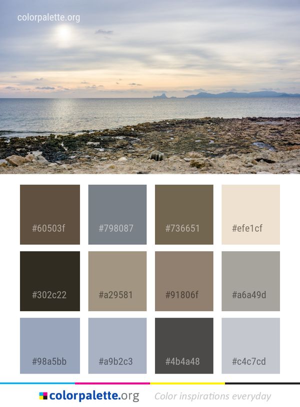 Sea Sky Horizon Color Palette