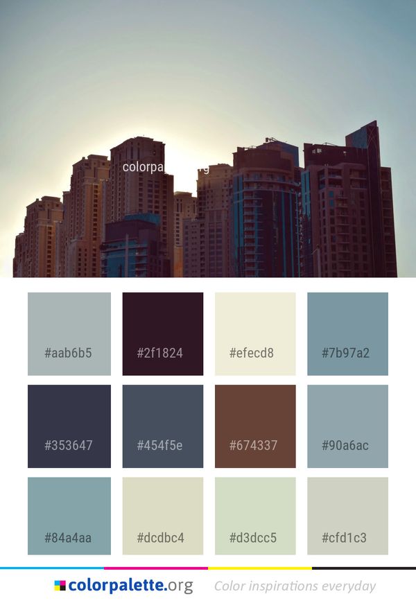 Sky Building Skyscraper Color Palette