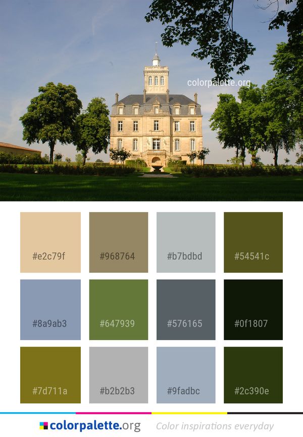 Ch??teau Estate Landmark Color Palette
