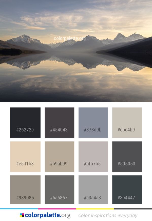 Reflection Nature Sky Color Palette