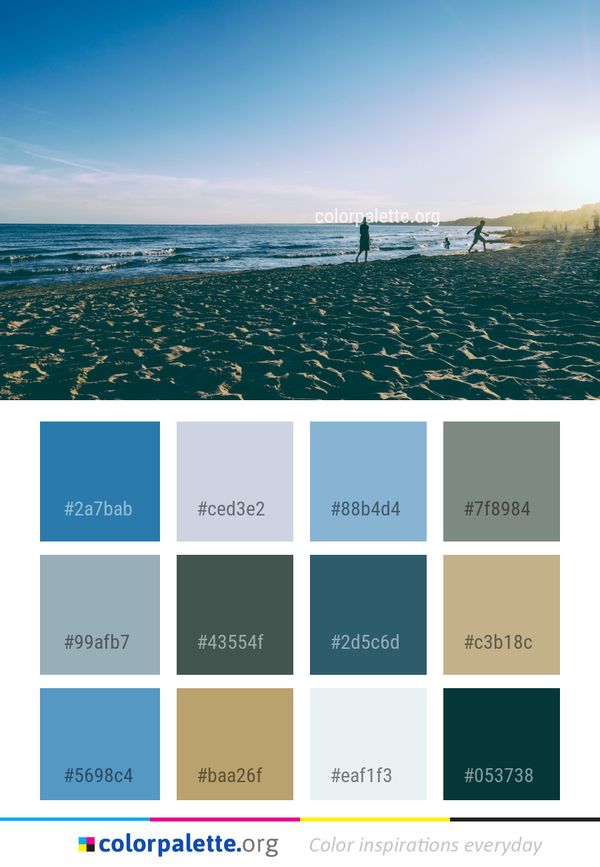 Sea Sky Horizon Color Palette