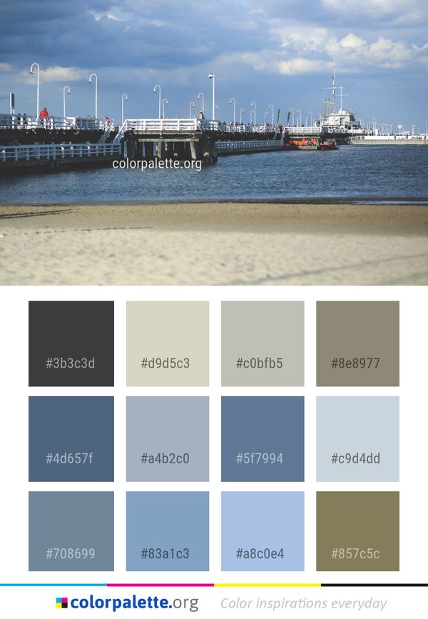 Sea Water Sky Color Palette