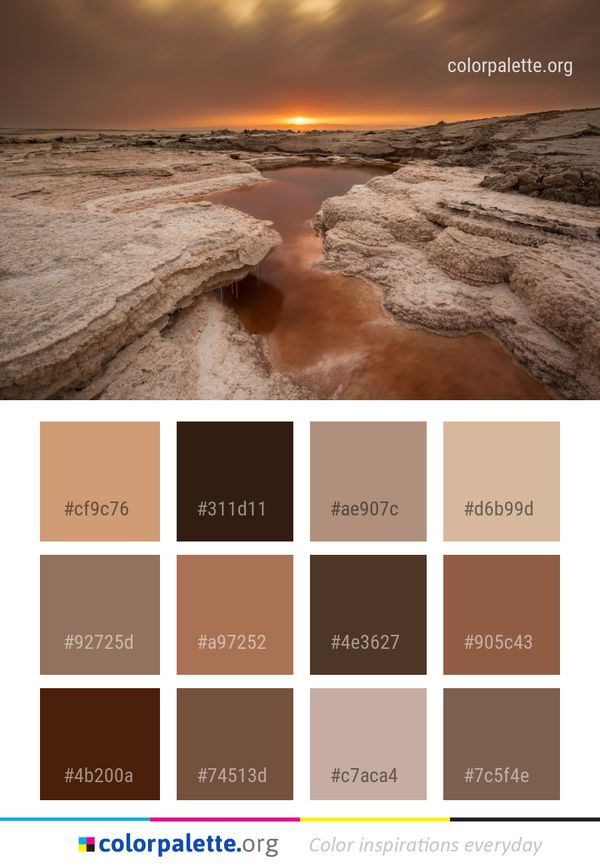 Sky Badlands Shore Color Palette
