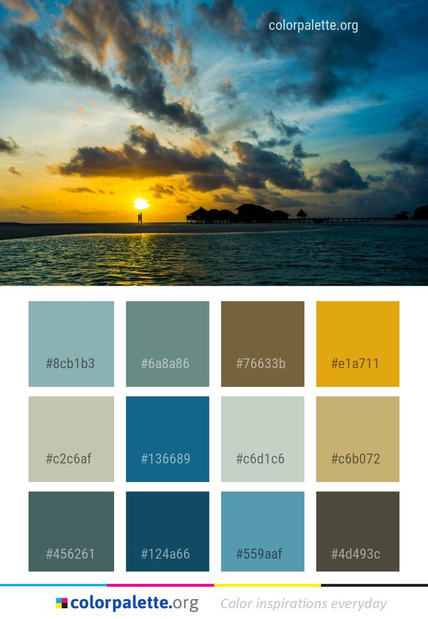 Sky Horizon Sea Color Palette