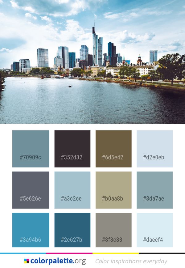 Skyline City Metropolitan Area Color Palette