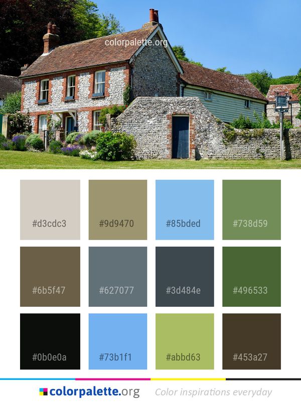 Cottage Property House Color Palette
