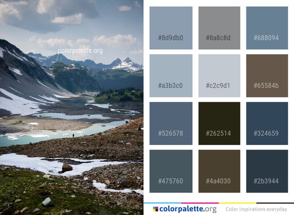 Highland Nature Wilderness Color Palette