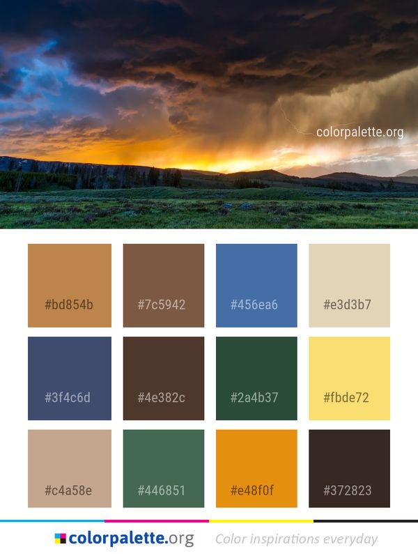 Sky Ecosystem Atmosphere Color Palette