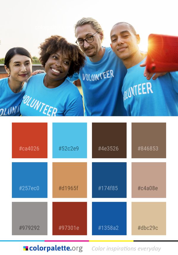 Social Group Fun Youth Color Palette