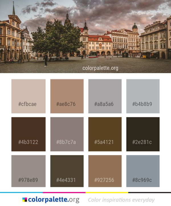 Town Sky City Color Palette